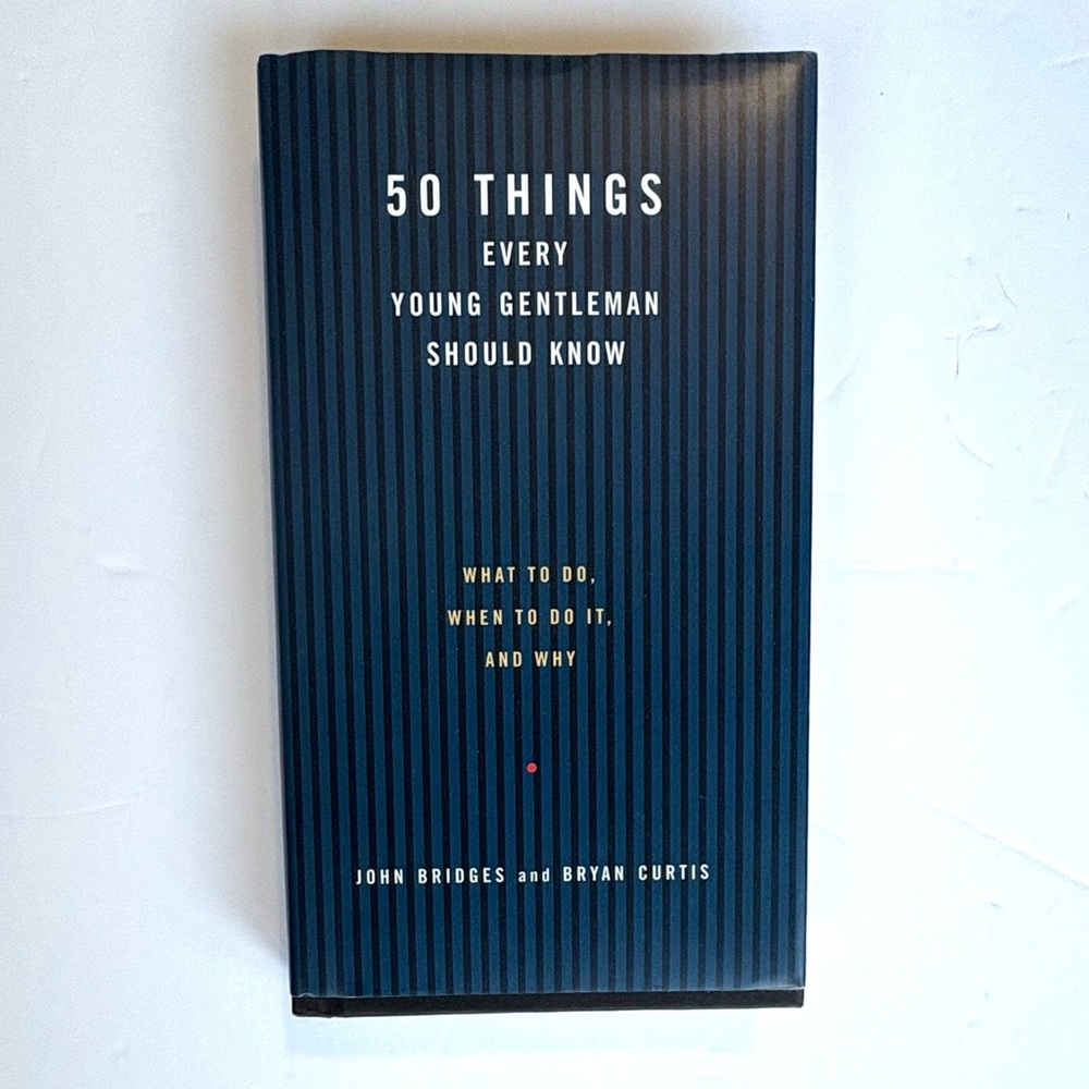 🍀 2 for $20 - 50 Things Every Young Gentleman Should Know Book NEW